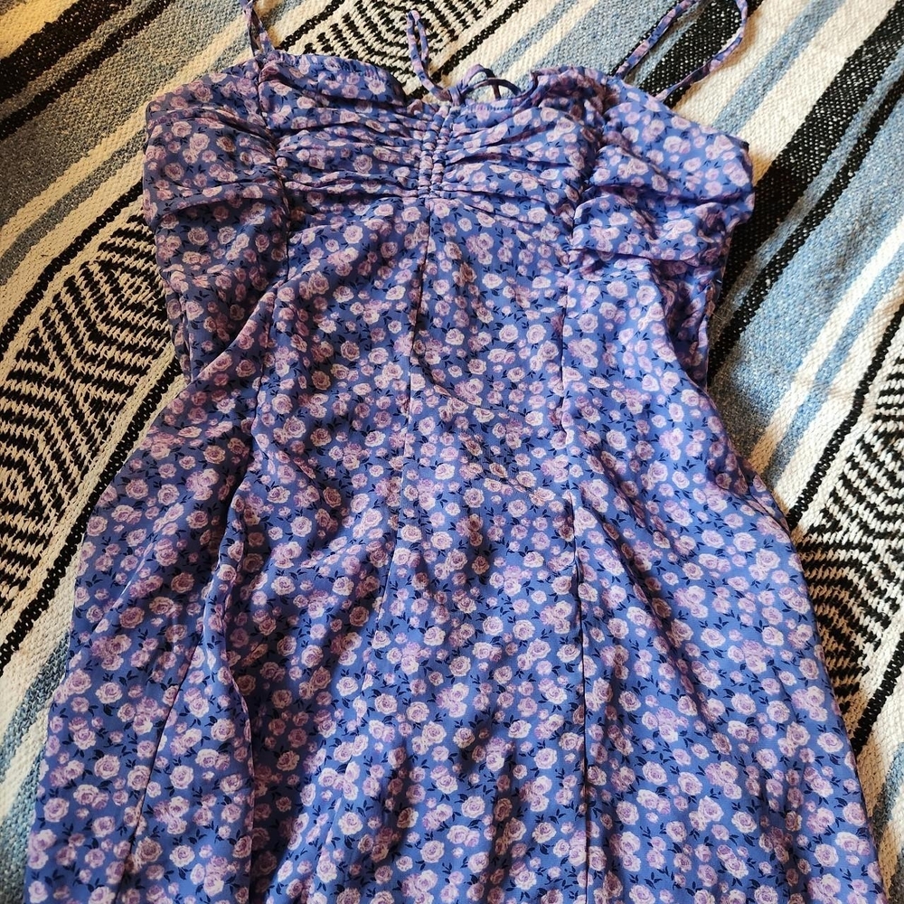 Floral Purple Dress